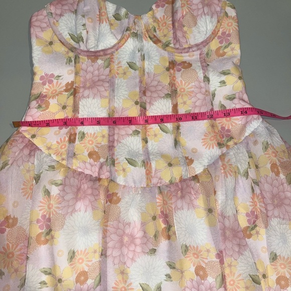 NWOT For Love And Lemons Carrie Floral Dress- Small - Picture 7 of 10